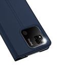 For Xiaomi Redmi 10A DUX DUCIS Skin Pro Series PU + TPU Leather Phone Case(Blue)