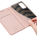 For Samsung Galaxy M23 5G/F23 5G DUX DUCIS Skin Pro Series PU + TPU Leather Phone Case(Rose Gold)