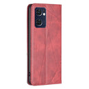 For OPPO Reno7 5G/Find X5 Lite Prismatic Invisible Magnetic Leather Phone Case(Red)
