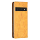For Google Pixel 7 Pro 5G Prismatic Invisible Magnetic Leather Phone Case(Yellow)