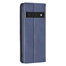 For Google Pixel 7 Pro 5G Prismatic Invisible Magnetic Leather Phone Case(Blue)
