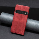 For Google Pixel 7 Pro 5G Prismatic Invisible Magnetic Leather Phone Case(Red)