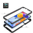 For Xiaomi Redmi Note 11 Pro Global Starry Sky Solid Color Series PC + TPU Phone Case(Purple)