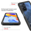 For Xiaomi Redmi Note 11 Pro Global Starry Sky Solid Color Series PC + TPU Phone Case(Red)