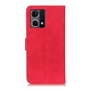 For OPPO Reno7 4G / F21 Pro 4G KHAZNEH Retro Texture Horizontal Flip Leather Phone Case(Red)