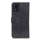 For Alcatel 1B 2022 KHAZNEH Retro Texture Horizontal Flip Leather Phone Case(Black)