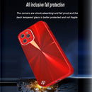 For iPhone 11 Pro Max CD Texture TPU + Tempered Glass Phone Case (Black)