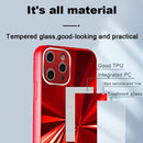 For iPhone 11 Pro Max CD Texture TPU + Tempered Glass Phone Case (Black)