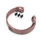 For Huawei Band 3 & 4 Pro Milanese Strap(Rose Pink)