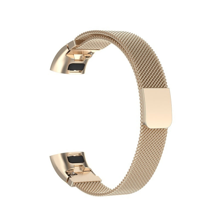 For Huawei Band 3 & 4 Pro Milanese Strap(Champagne Gold)