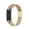 For Huawei Band 3 & 4 Pro Milanese Strap(Champagne Gold)
