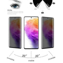 Full Cover Anti-peeping Tempered Glass Film For Samsung Galaxy A73 5G