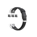 For Huawei Band 3 & 4 Pro Oil wax Leather Watch Band(Black)