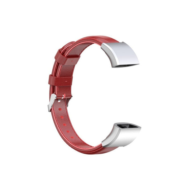 For Huawei Band 3 & 4 Pro Oil wax Leather Watch Band(Big Red)