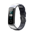 For Huawei Band 3 & 4 Pro Oil wax Leather Watch Band(Navy Blue)