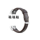 For Huawei Band 3 & 4 Pro Oil wax Leather Watch Band(Coffee)