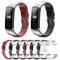 For Huawei Band 3 & 4 Pro Oil wax Leather Watch Band(Navy Blue)