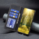 For OPPO Realme C31 Magnetic Splicing Leather Phone Case(Black)
