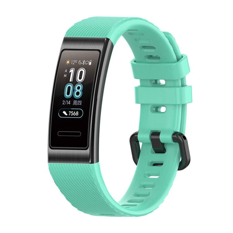 For Huawei Band 3 & 4 Pro Silicone Watch Band(Duck Green)