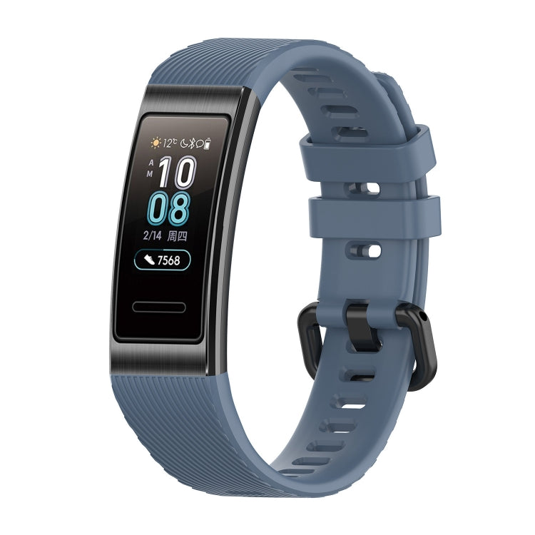 For Huawei Band 3 & 4 Pro Silicone Watch Band(Cyan)