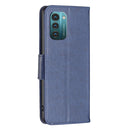 For Nokia G11 / G21 Embossing Two Butterflies Pattern Horizontal Flip PU Leather Case(Dark Blue)