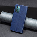 For Nokia G11 / G21 Embossing Two Butterflies Pattern Horizontal Flip PU Leather Case(Dark Blue)