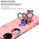 For Huawei P50 Pocket Matte UV Shockproof Phone Case(Pink)