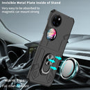 For Huawei P50 Pocket Matte UV Shockproof Phone Case(Black)