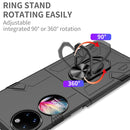 For Huawei P50 Pocket Matte UV Shockproof Phone Case(Black)