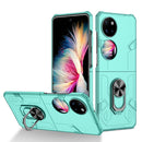 For Huawei P50 Pocket Matte UV Shockproof Phone Case(Sky Blue)