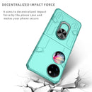For Huawei P50 Pocket Matte UV Shockproof Phone Case(Sky Blue)