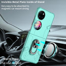 For Huawei P50 Pocket Matte UV Shockproof Phone Case(Sky Blue)