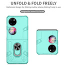 For Huawei P50 Pocket Matte UV Shockproof Phone Case(Sky Blue)