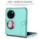 For Huawei P50 Pocket Matte UV Shockproof Phone Case(Sky Blue)