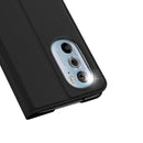 For Motorola Moto Edge 30 Pro DUX DUCIS Skin Pro Series PU + TPU Leather Phone Case(Black)