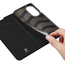 For Motorola Moto Edge 30 Pro DUX DUCIS Skin Pro Series PU + TPU Leather Phone Case(Black)