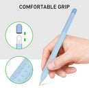 DUX DUCIS Rainbow Gradient Silicone Stylus Protective Case for Apple Pencil 2(Gradient Blue)