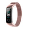 For Huawei Honor 4 & 5 Milanese Watch Band(Rose Pink)