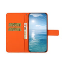 For Samsung Galaxy A13 4G Ethnic Style Embossed Pattern Leather Phone Case(Orange)