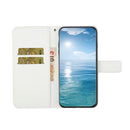For Samsung Galaxy A13 4G Ethnic Style Embossed Pattern Leather Phone Case(White)