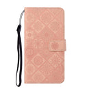 For Samsung Galaxy A33 5G Ethnic Style Embossed Pattern Leather Phone Case(Pink)