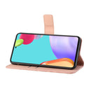 For Samsung Galaxy A33 5G Ethnic Style Embossed Pattern Leather Phone Case(Pink)