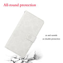 For Samsung Galaxy A33 5G Ethnic Style Embossed Pattern Leather Phone Case(White)