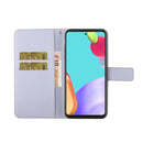 For Samsung Galaxy A33 5G Ethnic Style Embossed Pattern Leather Phone Case(Purple)