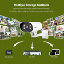 SriHome SH037B 4MP Full Color Night Vision IP66 Waterproof Bullet Camera, POE Version, EU Plug