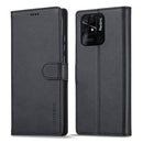 For Xiaomi Redmi 10C LC.IMEEKE Calf Texture Leather Phone Case(Black)