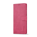 For Xiaomi Redmi 10C LC.IMEEKE Calf Texture Leather Phone Case(Red)