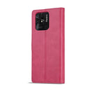 For Xiaomi Redmi 10C LC.IMEEKE Calf Texture Leather Phone Case(Red)
