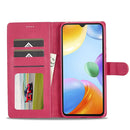 For Xiaomi Redmi 10C LC.IMEEKE Calf Texture Leather Phone Case(Red)