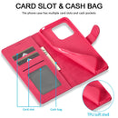 For Xiaomi Redmi 10C LC.IMEEKE Calf Texture Leather Phone Case(Red)